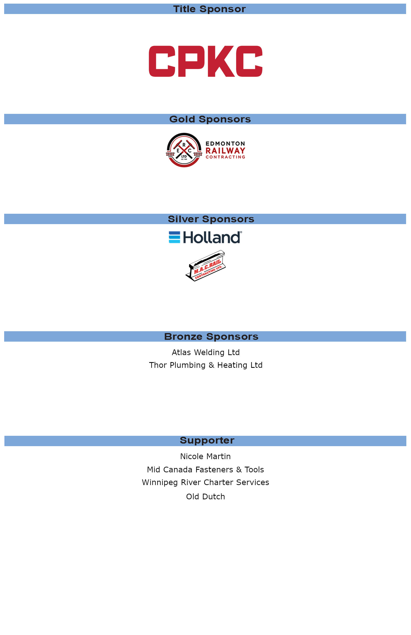 2026 CPKC Hockey Tournament Sponsors